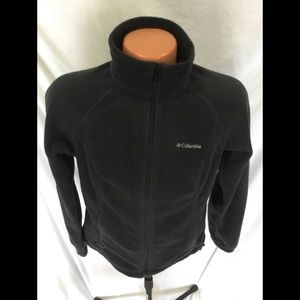 Ladies Columbia Fleece Jacket Black Med